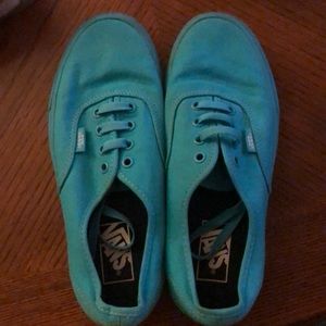 Turquoise Vans